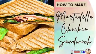 Chicken Mortadella Sandwich  Mortadella Sandwich Easy Sandwich Recipe  Kids Lunch Box Recipes [upl. by Stace]