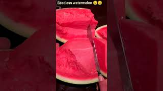 Seedless watermelon cutting viral trending subscribe shortvideo food [upl. by Maher]