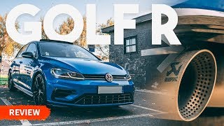 Can Akrapovic bring some R32 magic back to the Volkswagen Golf R Review [upl. by Yecak]