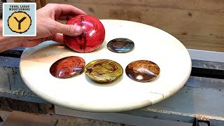 Woodturning Dye on Olive Experiment [upl. by Aierbma197]