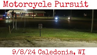 9824 0143HRS HWY 31  6 mi Caledonia Police Motorcycle pursuit [upl. by Sylvia]