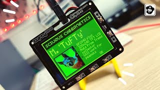 First look at Tufty 2040  a snazzy colourful LCD badge powered by RP2040 [upl. by Daye]