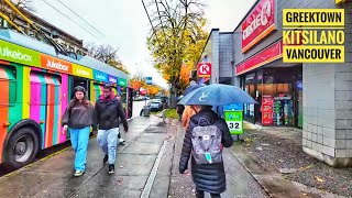 Vancouver Walk 🇨🇦  East through Greektown Kitsilano Narrated [upl. by Anya]