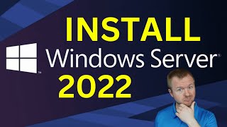 How to Create a Windows Server 2022 Virtual Machine With VMware [upl. by Dena979]