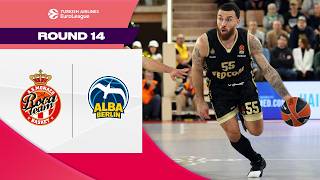 SUPREME Show in Monaco  AS Monaco  Alba Berlin  BASKETBALL HIGHLIGHTS R14 202425 [upl. by Eelarat]