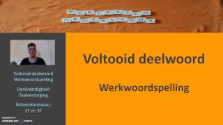 Voltooid deelwoord Werkwoordspelling [upl. by Wahl]