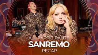 Sanremo 2022 Italy  All Participants  RECAP [upl. by Kamilah427]