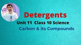 Class 10 Science Detergents  Preparation of detergents  Carbon and its Compounds [upl. by Jobey832]