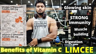 Limcee tablet Honest Review  Benefits of VitaminC हिंदी  Limcee side effects [upl. by Noskcire]