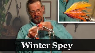 Dave Tucker Winter Spey steelhead fly pattern tying tutorial [upl. by Ffej]