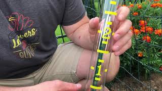 EZRead Rain Gauge Information and Ground Stake Install [upl. by Wolenik]