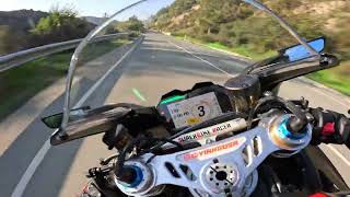 Ducati Panigale V4 Akrapovic Exhaust Raw Sound [upl. by Aracot128]