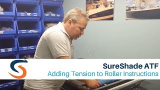 SureShade ATF  Adding Tension to Roller Instructions [upl. by Yartnod]