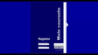 Registre de MAIN COURANTE DE RONDE DE SECURITE  GuillardPublications [upl. by Ecnahoy416]