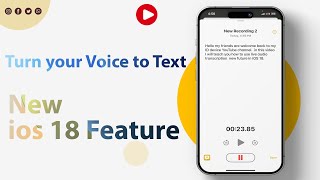 iOS 18 Transcribe Audio Files with Live Audio Transcription [upl. by Gamin]