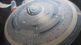 Painting the AMT 11000 scale USS EnterpriseC model [upl. by Korb]