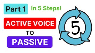 PASSIVE VOICE  Change Active to Passive Voice  Part 1 [upl. by Acinomahs853]