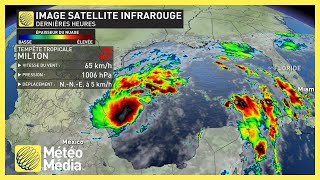 Tempête Milton  la Floride dans la mire encore une fois [upl. by Aronel]