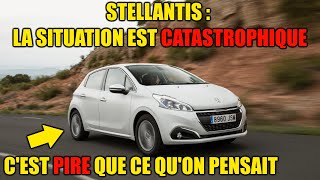 STELLANTIS  LA SITUATION EST DRAMATIQUE [upl. by Esme]