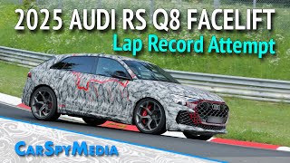 2025 Audi Sport RS Q8 Facelift SUV Prototype Spied Testing Nürburgring Lap Record Attempt [upl. by Willock366]