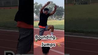 Bounding jumps 💪🦘 ytshorts shorts motivation olympicgames [upl. by Essilrahc495]