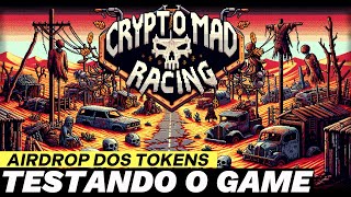 Crypto Mad Racing  NOVO JOGO NFT  AIRDROP  Whitelist dos Tokens  Testando Game [upl. by Yesteb]