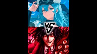 ESDEATH VS ALUCARD AKAME GA KILL VS HELLSING [upl. by Leach247]