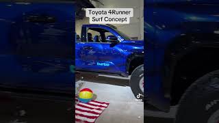 Toyota 4Runner TRD Surf Concept displayed at SEMA 2024 Would you buy fyp toyota 4runner sema [upl. by Starkey]