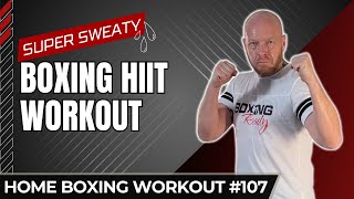 25 Min HIIT Boxing workout 💦 Full Body  No Equipment  No Repeat No Talking [upl. by Inaluiak336]