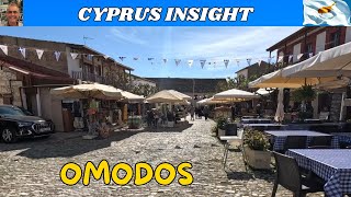 Omodos Cyprus  A Beautiful Tranquil Village in the Troodos [upl. by Auhesoj109]