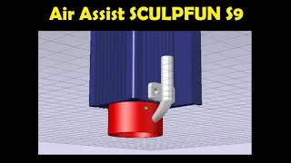 Air Assist per Laser Sculpfun S9 UPGRADE [upl. by Nlocnil121]