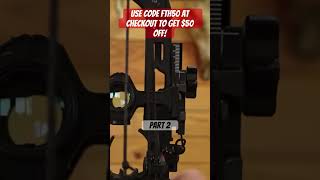 Best bow sight on the market Adjustable Red Dot archery michigan hunting [upl. by Navetse228]