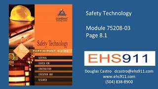 Register and get course info at EHS911com  NCCER CSST Safety Training Field Safety M 8 amp 9 [upl. by Zsamot832]