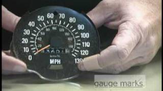 gauge marks™  Camaro and Firebird Trans Am DIY gauge face restoration packages [upl. by Tannie]