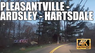 Driving Pleasantville to Hartsdale via Ardsley 4K [upl. by Cari955]