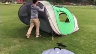 Large Pop Up TentHow to Take Down Geertop 46 Person Pop Up Tent [upl. by Clute]