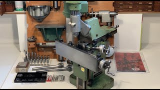 Aciera F1 High Precision Milling Machine with Accessories [upl. by Rebak]