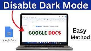 how to turn off dark mode on google docs  how to disable dark mode in google docs [upl. by Anali]