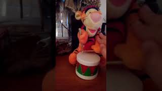 Gemmy Christmas Tigger with drum [upl. by Inwat]