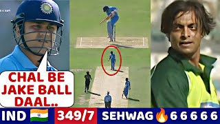 IND VS PAK 2004  Sehwag destroyed Pakistan and Shoiab Akhtar IND VS PAK Most Shocking revenge ever [upl. by Allerie]