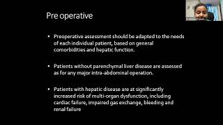 Anesthesia for Hepatectomy and hepatobiliary oncosurgery [upl. by Clippard]