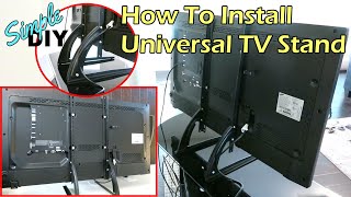 How To Install Universal TV Stand [upl. by Avla159]