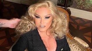 ‘Catwoman’ Jocelyn Wildenstein steps out with fiancé after posting preplastic surgery throwback [upl. by Nnyw853]