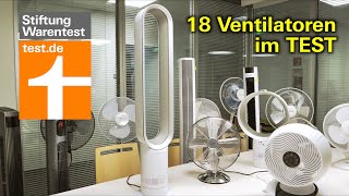 Test Ventilatoren 2020 Die besten Tisch Stand und Turmventilatoren Stiftung Warentest [upl. by Saxe315]