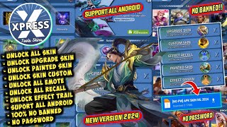 NEW INJECTOR MLBB 2024 NO PASSWORD  UNLOCK ALL SKIN MOBILE LEGENDS [upl. by Ahsinwad]