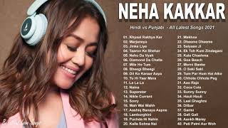 Neha Kakkar New Songs Playlist 2021  Hindi vs Punjabi Mashup  Bollywood Hits Songs 2021 [upl. by Adnael]