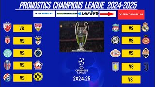 pronostic foot CHAMPIONS LEAGUE  les meilleurs pronostics CHAMPIONS LEAGUE 27112024 20242025 [upl. by Fesuy]