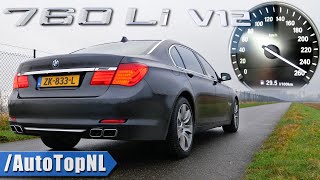 BMW 7 Series F02 760Li 60 V12 BiTurbo  0250 ACCELERATION SOUND amp Passenger POV by AutoTopNL [upl. by Erdnad]