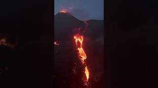 Etna shakes Sicily again spewing lava fountains on July 16 2024 [upl. by Teria]