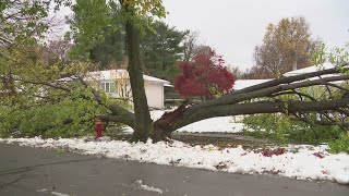 TEAM COVERAGE Bad weather in Northeast Ohio leaves thousands without power [upl. by Ennoitna]